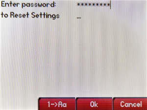 Polycom Reset Password Prompt